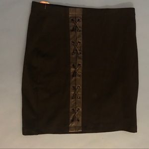 Fifteen Twenty Black Stretch Knit Skirt